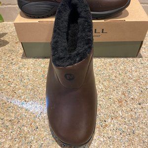 Merrell Encore Ice  Brown Leather sz 9